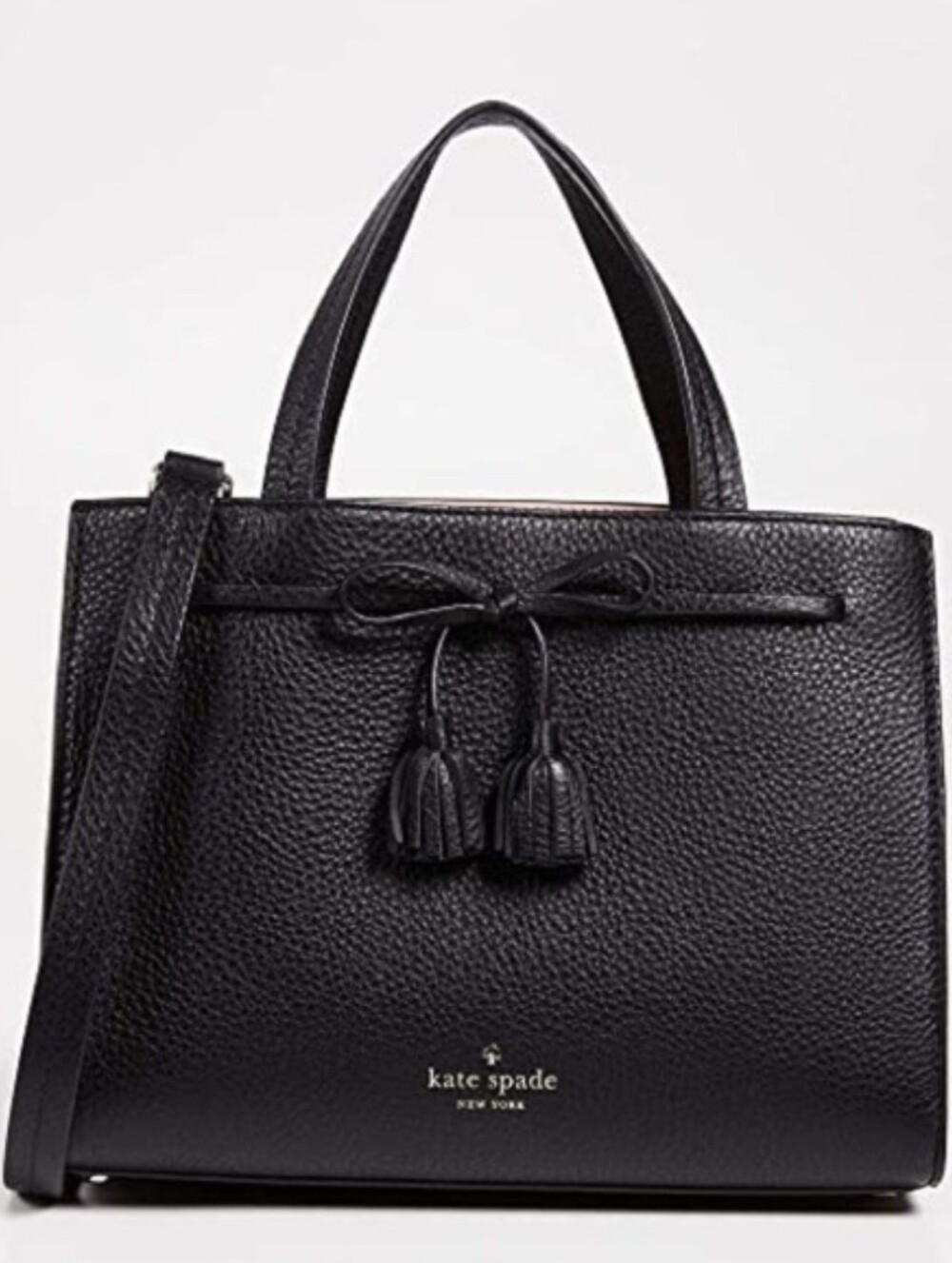 kate spade Pebbled Leather Crossbody Satchel w/ Tassels (Retail $279) - Picture 3 of 14